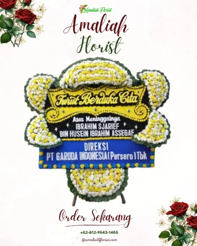 Papan Bunga Duka di Wanaraja