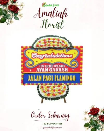 Bunga Papan Congratulation di Wanaraja